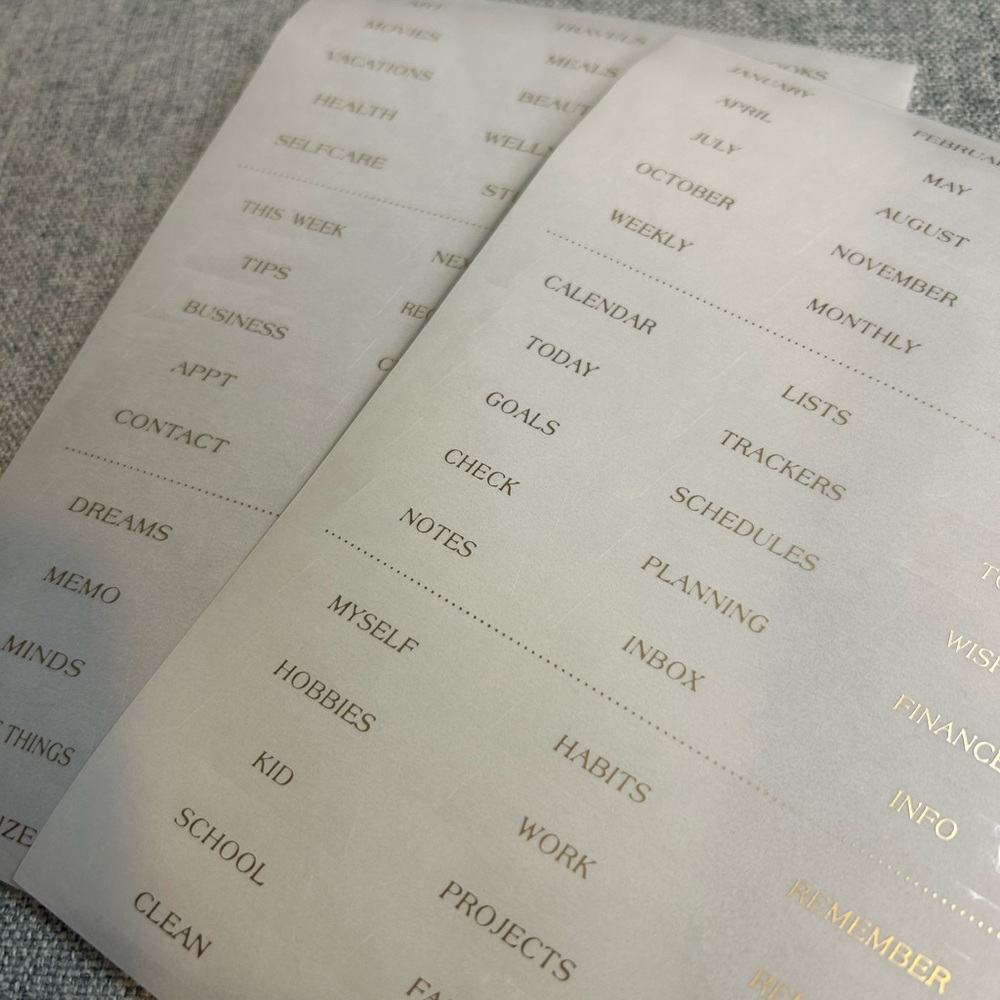 Stickers for tabs - Picture 2 of 10